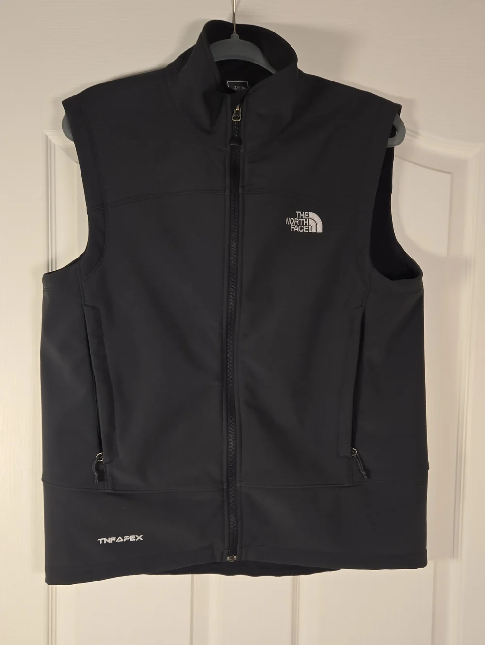 The North Face Dark Gray/Black TNF APEX Vest - Men's Size M